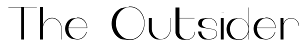 The Outsiders font preview